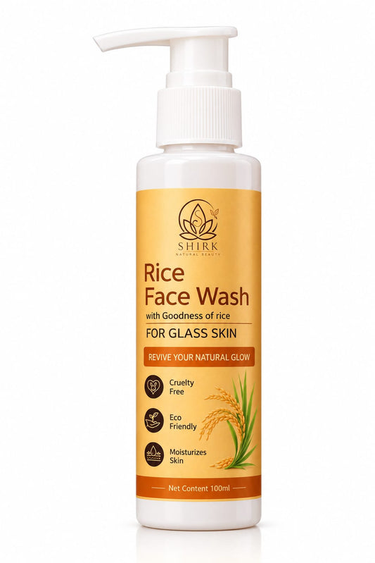 SHIRK Rice Face Wash 100ml - Glass Skin Revive Your Natural Glow
